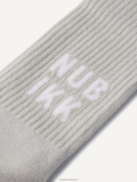 Nubikk Heren Nova sokken sokken H22BN87 accessoires grijs