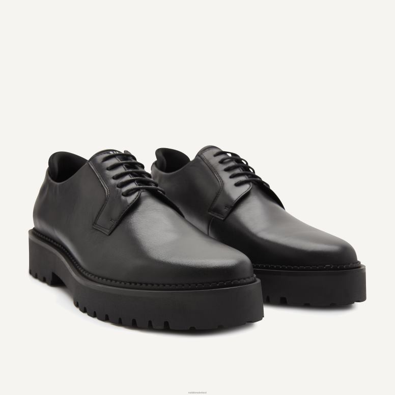 Nubikk Heren logan klimop derby schoenen H22BN73 schoenen zwart