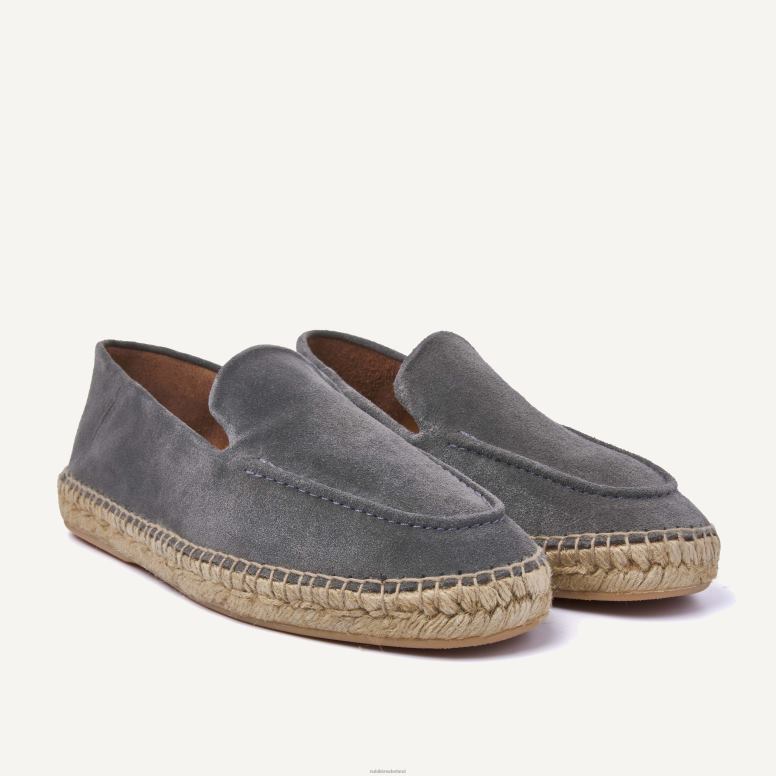 Nubikk Heren espadrilles van mr sanchez H22BN60 schoenen grijs