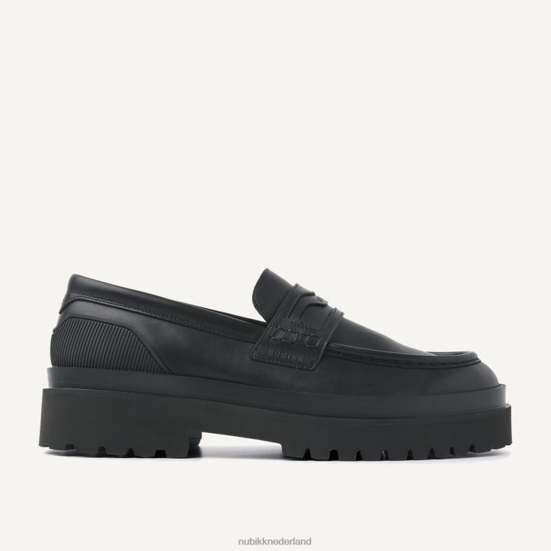 Nubikk Heren Ethan Gatsby loafers H22BN55 schoenen zwart