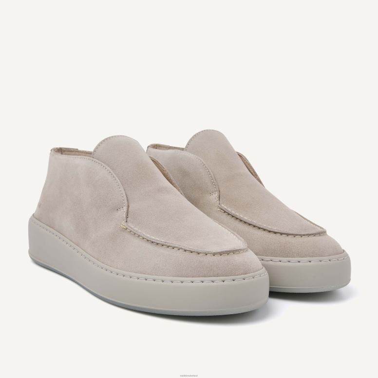 Nubikk Heren jiro suo halfhoge loafers H22BN65 schoenen beige