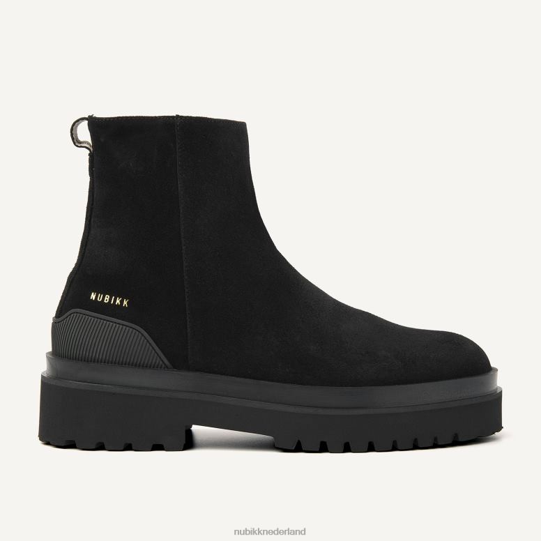 Nubikk Heren Ethan Nolan suède laarzen H22BN10 schoenen zwart