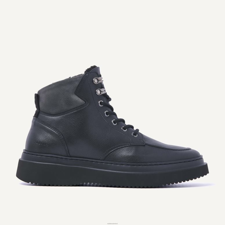 Nubikk Heren Jonah polar bont ravenlaarzen H22BN3 schoenen zwart