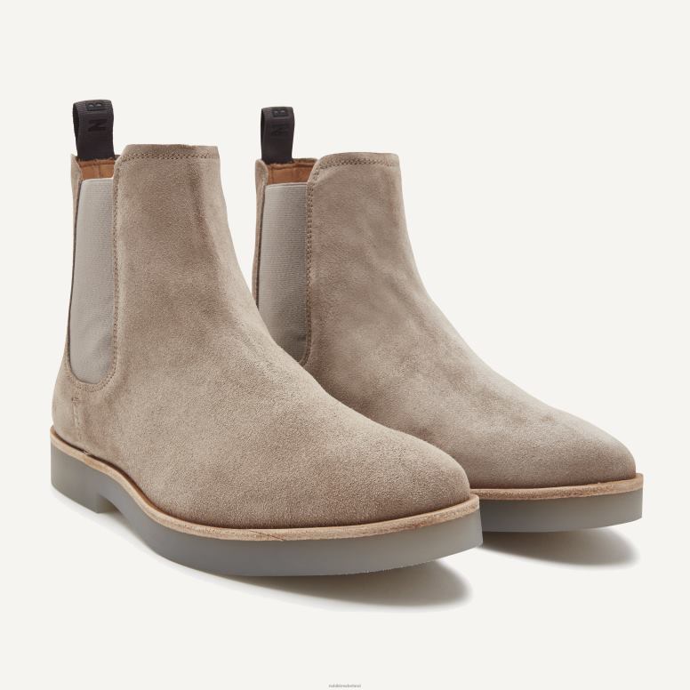 Nubikk Heren logan chelsea chelsealaarzen H22BN4 schoenen taupe