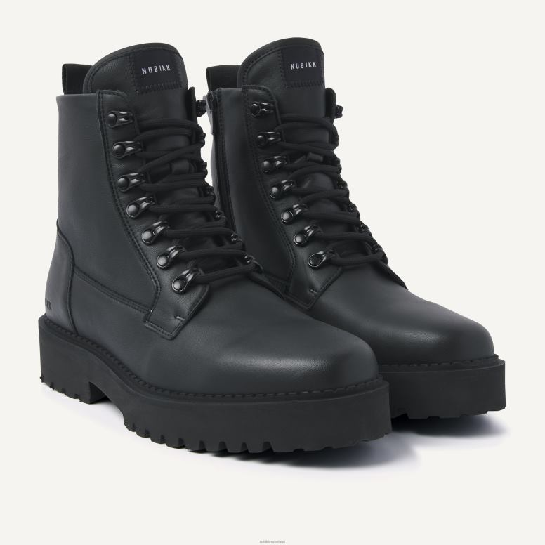 Nubikk Heren logan havenlaarzen H22BN83 schoenen zwart