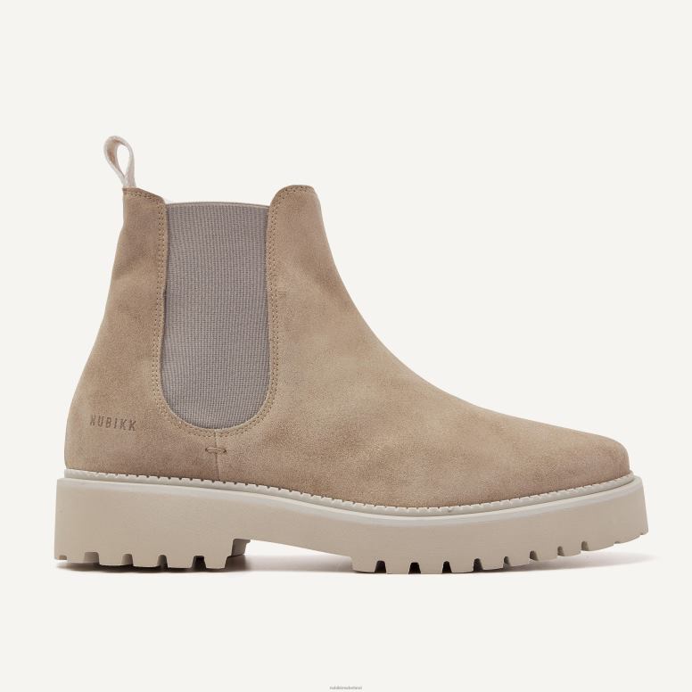 Nubikk Heren logan rai chelsealaarzen H22BN6 schoenen taupe