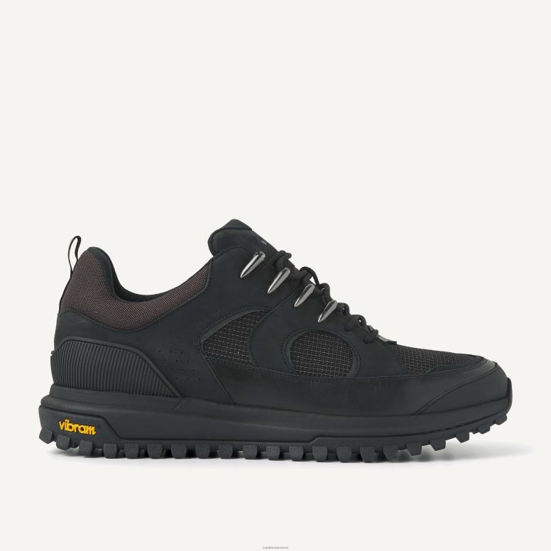 Nubikk Heren Terreno Trek Raven sneakers H22BN38 schoenen zwart
