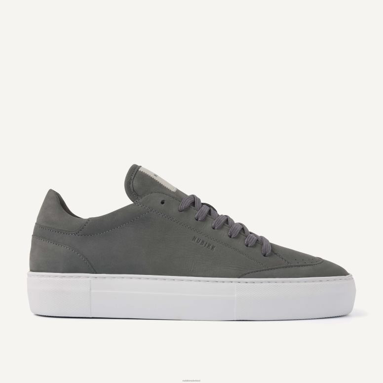 Nubikk Heren jagger tora sneakers H22BN45 schoenen donker grijs