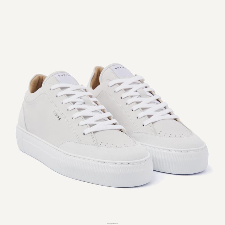 Nubikk Heren jagger tora sneakers H22BN47 schoenen gebroken wit