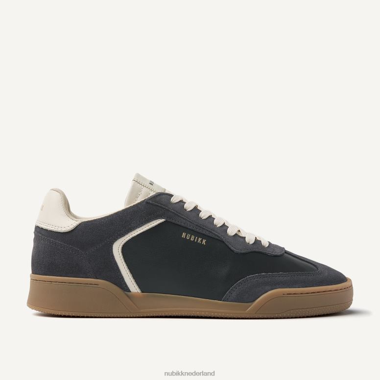 Nubikk Heren sneakers met bosbessenvleugels H22BN25 schoenen donkerblauw