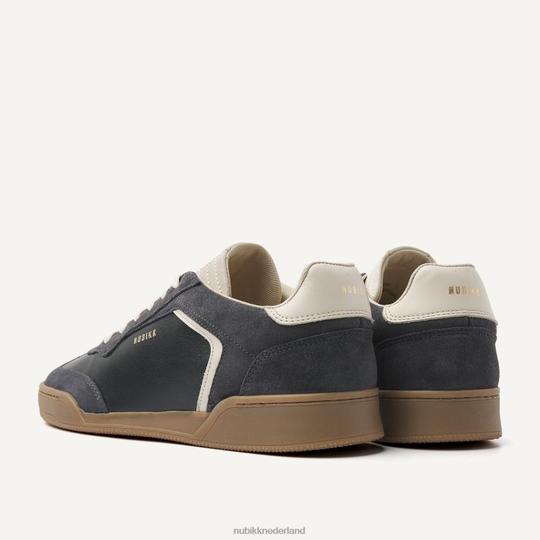 Nubikk Heren sneakers met bosbessenvleugels H22BN25 schoenen donkerblauw