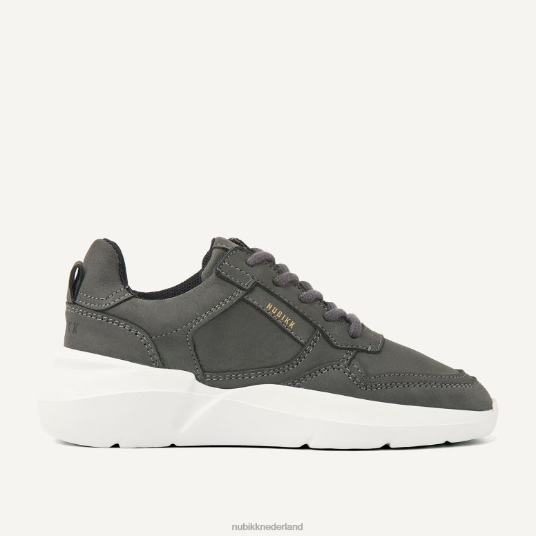 Nubikk kinderen roque road wave jr combi-sneakers H22BN229 schoenen donker grijs