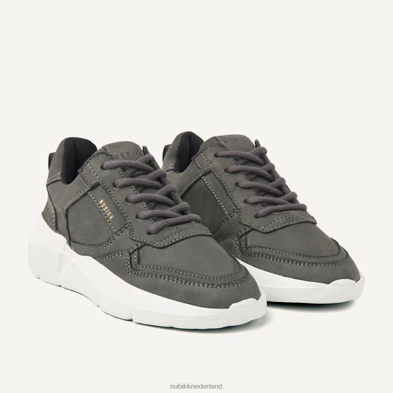 Nubikk kinderen roque road wave jr combi-sneakers H22BN229 schoenen donker grijs