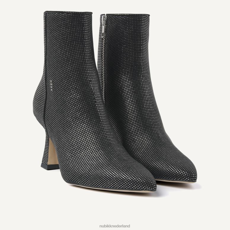 Nubikk vrouwen Ace Yada metalen laarzen H22BN179 schoenen zwart