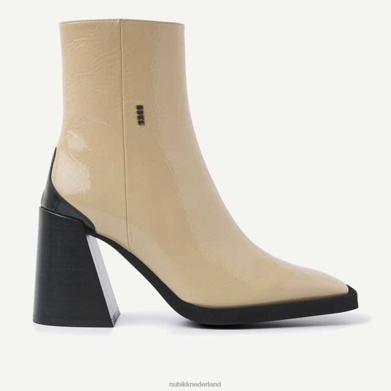 Nubikk vrouwen lana pilar ii lak enkellaarzen H22BN91 schoenen beige