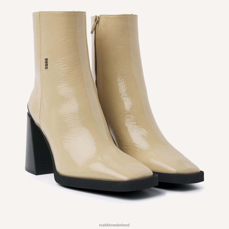 Nubikk vrouwen lana pilar ii lak enkellaarzen H22BN91 schoenen beige