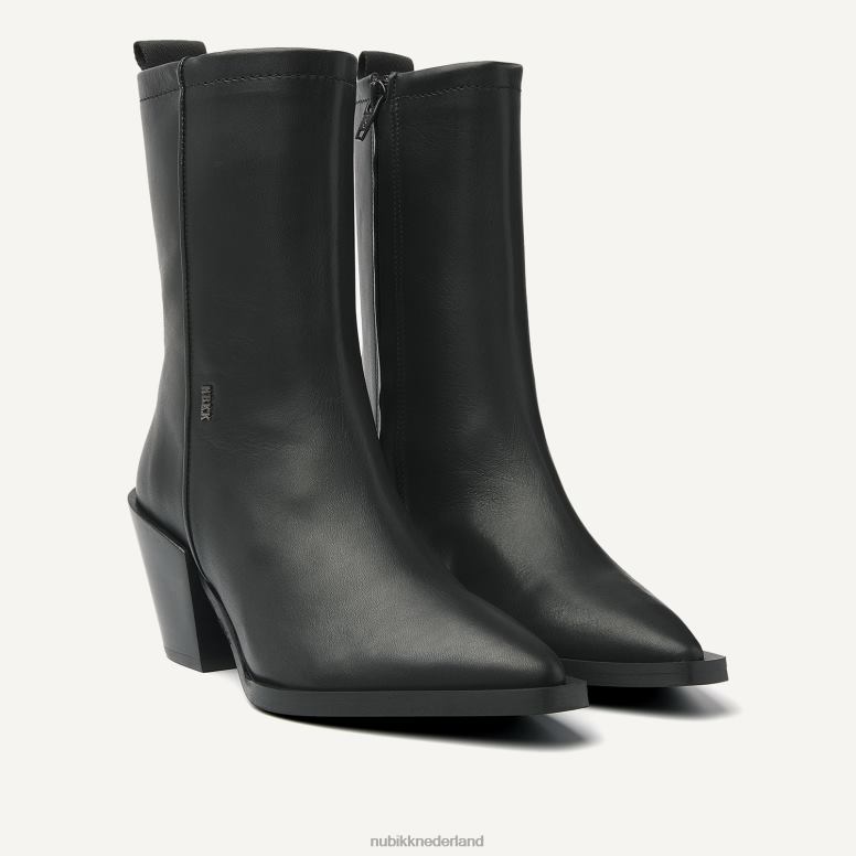Nubikk vrouwen liv laarsjes H22BN185 schoenen zwart