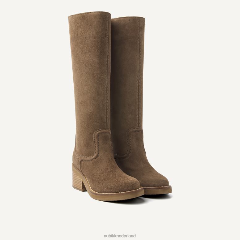 Nubikk vrouwen cassy suède laars H22BN189 schoenen bruin