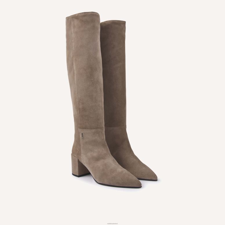 Nubikk vrouwen isa bella suède laarzen H22BN194 schoenen taupe