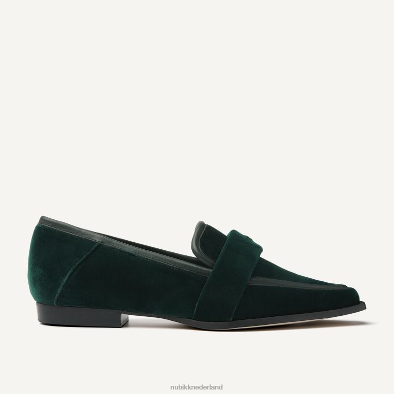 Nubikk vrouwen Delphine fluwelen loafer H22BN139 schoenen groente