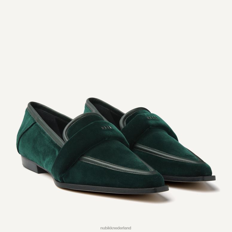 Nubikk vrouwen Delphine fluwelen loafer H22BN139 schoenen groente