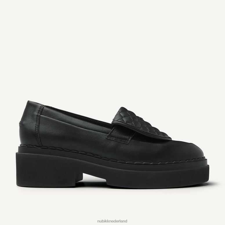 Nubikk vrouwen Finn Gatsby loafer H22BN146 schoenen zwart