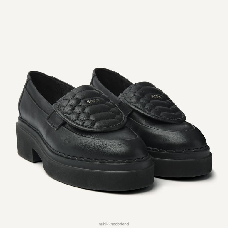 Nubikk vrouwen Finn Gatsby loafer H22BN146 schoenen zwart