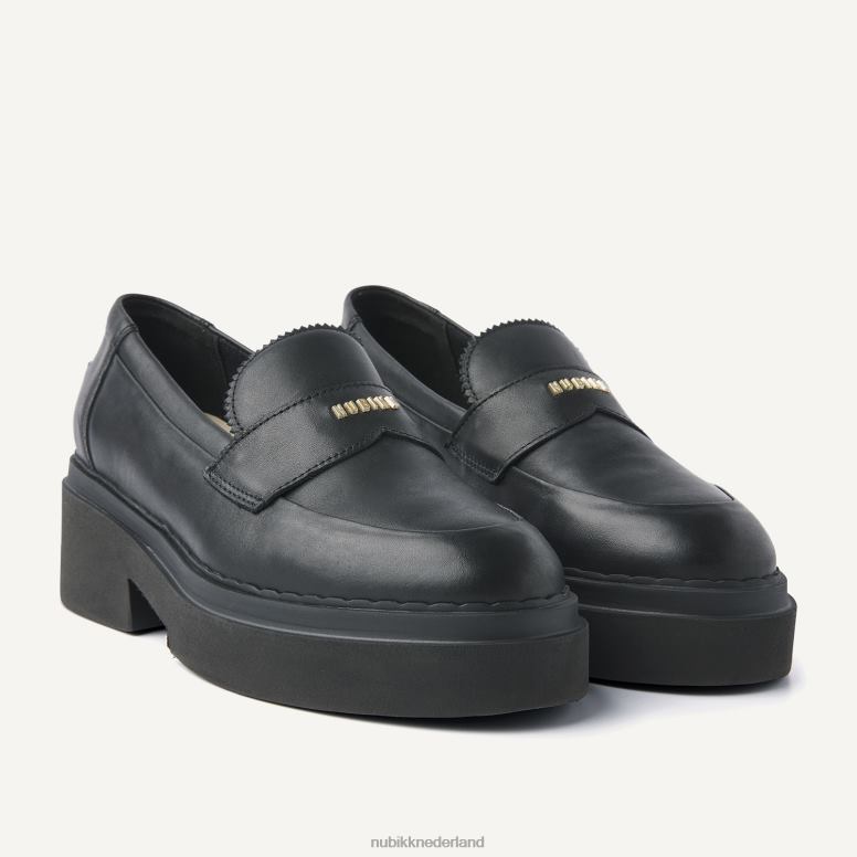 Nubikk vrouwen frankie loafer H22BN149 schoenen zwart