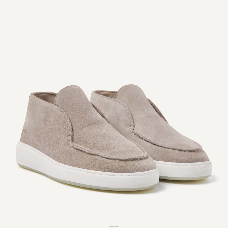 Nubikk vrouwen jiro sua halfhoge loafers H22BN145 schoenen taupe