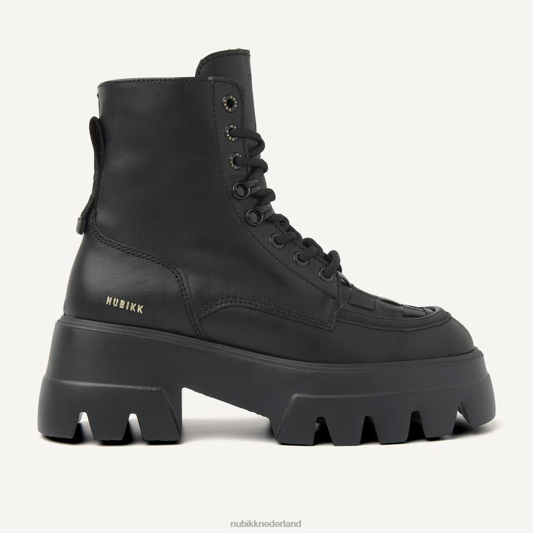 Nubikk vrouwen Flore sauvage bontlaarzen H22BN164 schoenen zwart