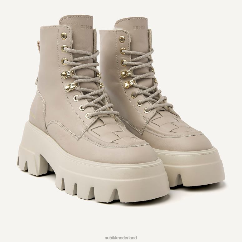 Nubikk vrouwen Flore sauvage bontlaarzen H22BN165 schoenen beige