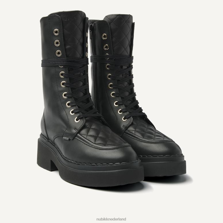 Nubikk vrouwen finn aubine laarzen H22BN163 schoenen zwart