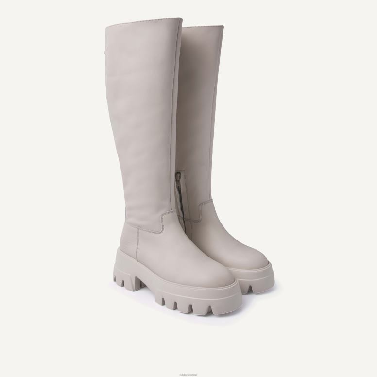 Nubikk vrouwen flore laarzen met rits H22BN199 schoenen beige