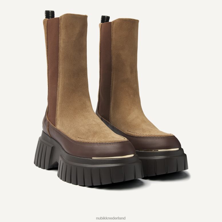 Nubikk vrouwen miley adams laarzen H22BN95 schoenen cognac