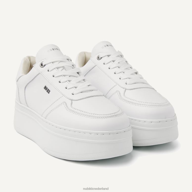 Nubikk vrouwen Bayou platform-sneakers H22BN113 schoenen wit