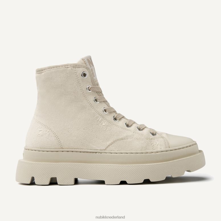 Nubikk vrouwen Monro Charly denim sneakers H22BN156 schoenen beige