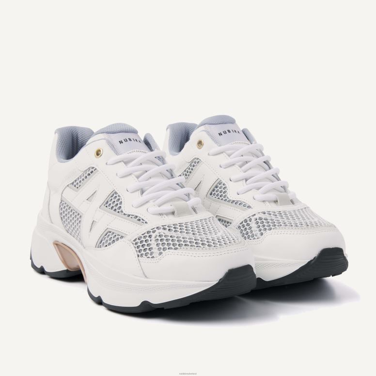 Nubikk vrouwen Ross Trek Edge-sneakers H22BN125 schoenen wit
