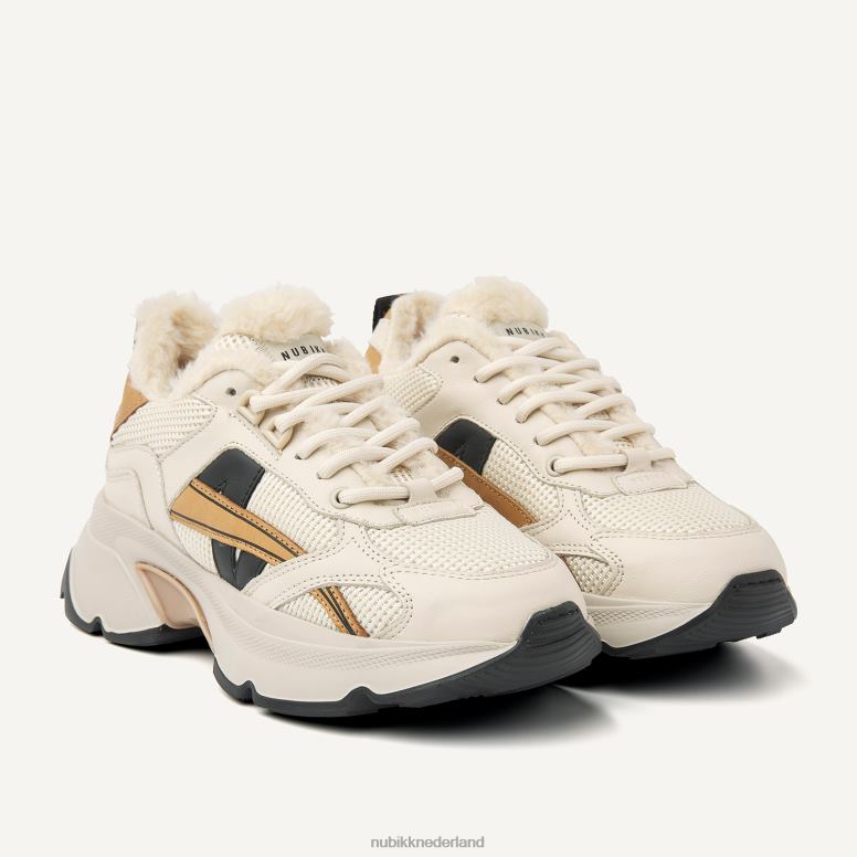 Nubikk vrouwen Ross nomadenbont sneakers H22BN127 schoenen beige