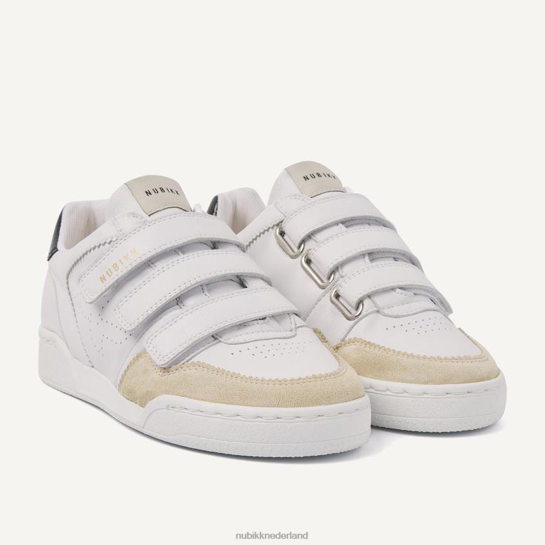 Nubikk vrouwen Sneakers met bosbessenbandjes H22BN110 schoenen beige