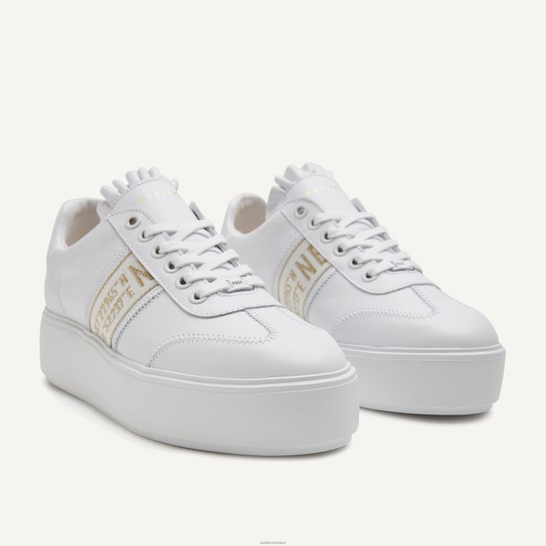 Nubikk vrouwen elise gps-sneakers H22BN135 schoenen wit