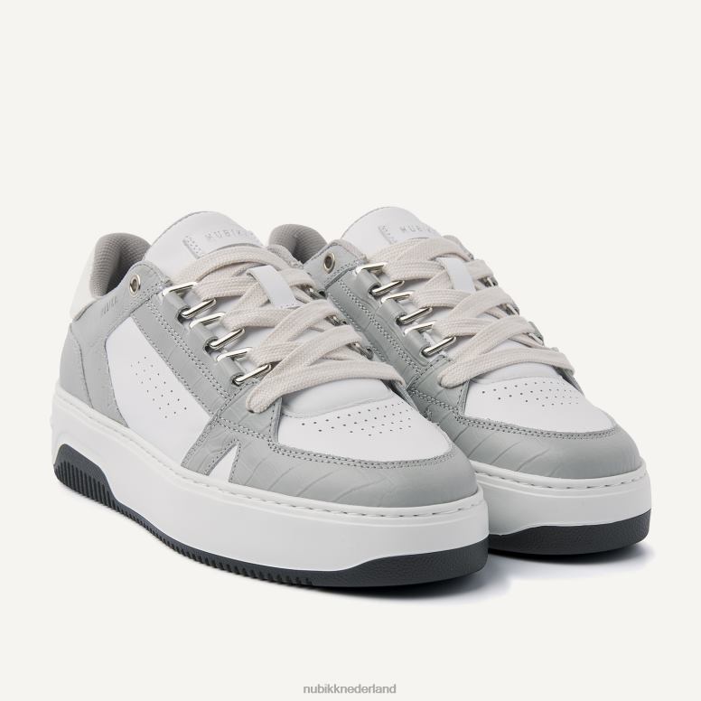 Nubikk vrouwen mand buston grijze sneakers H22BN117 schoenen wit