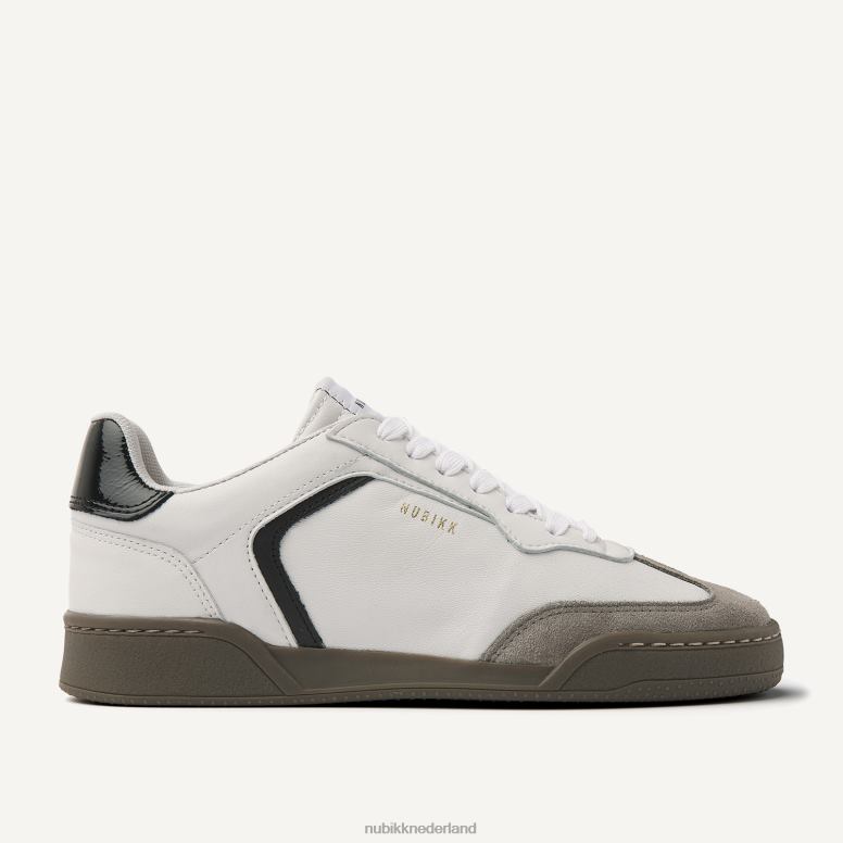 Nubikk vrouwen sneakers met bosbessenvleugels H22BN107 schoenen wit