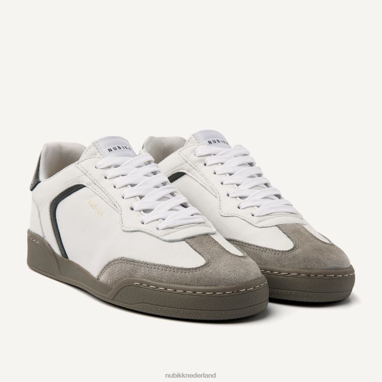 Nubikk vrouwen sneakers met bosbessenvleugels H22BN107 schoenen wit